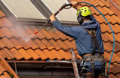 Démoussage et hydrofuge de toiture à Fourcigny